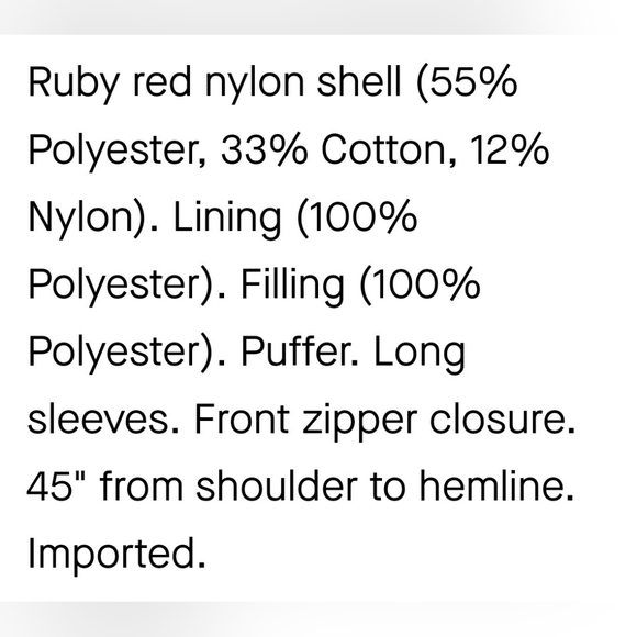 💜Sweet Baby Jamie Ruby Puffer Coat💜 - Picture 6 of 14